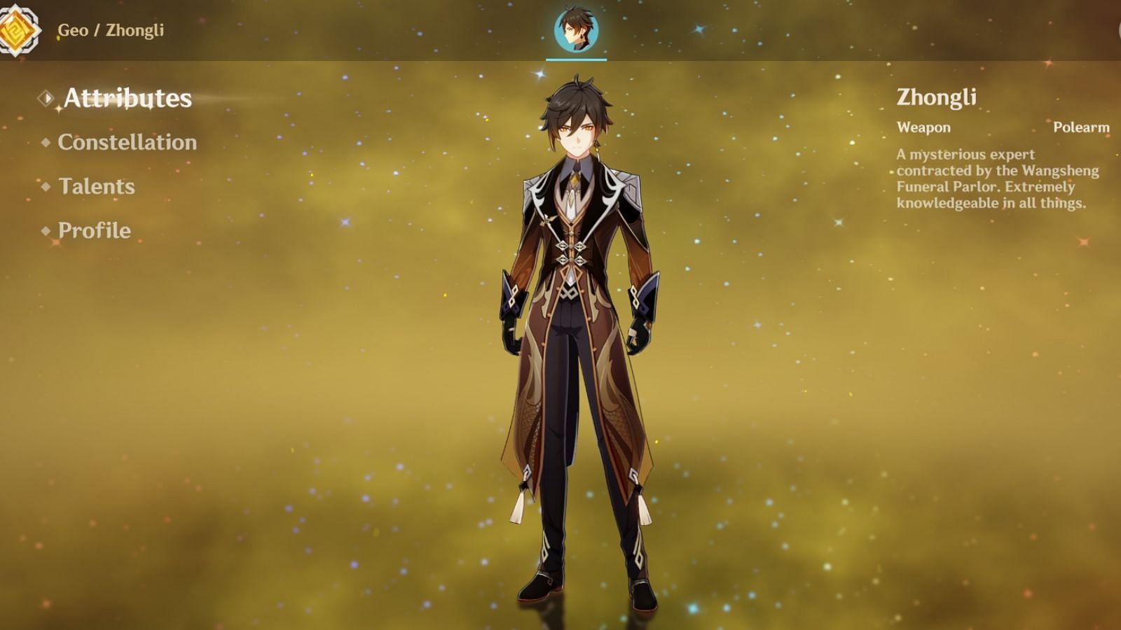 Image of Zhongli in-game (Image via HoYoverse)